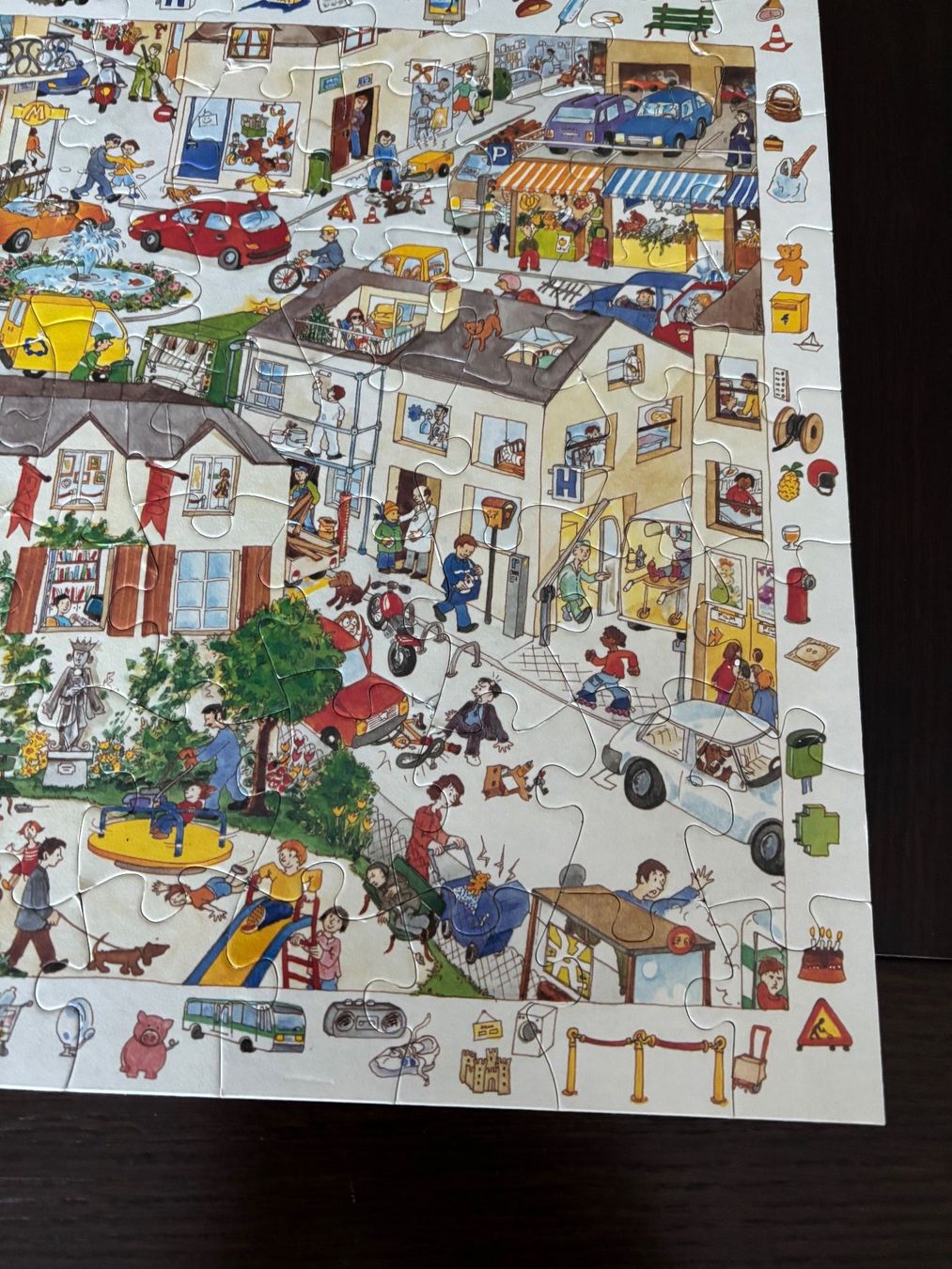 Puzzle: Die Stadt   Puzzle mit Poster, 100 Teile – Usato da Horw venduto da Luki49 6