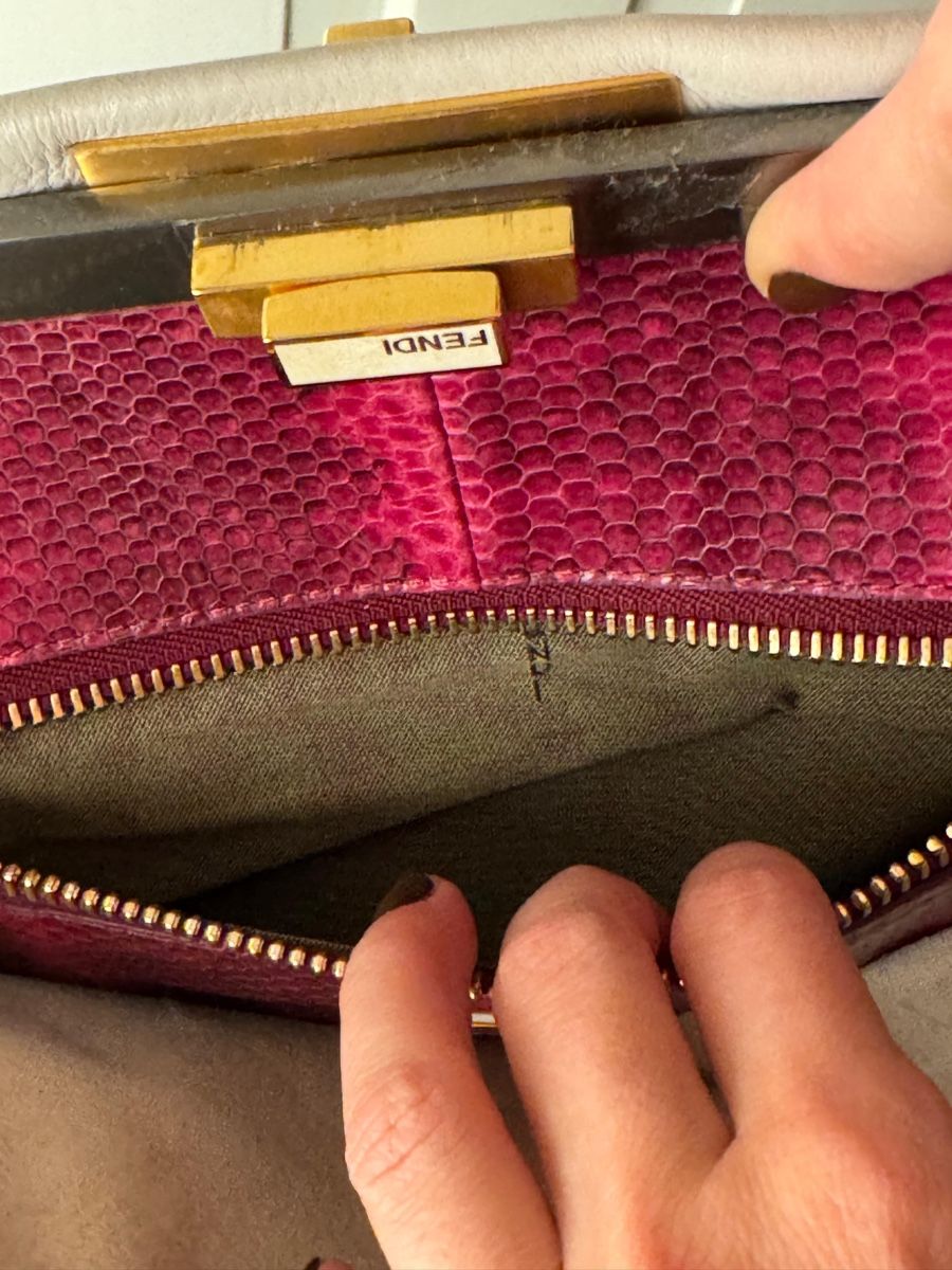 Fendi Borse da donna: Fendi Peekabo in White 40cm – Usato da Zürich venduto da Mirouch 4