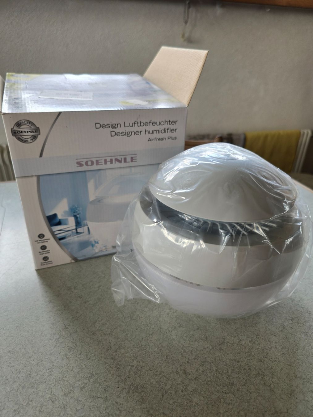 Luftbefeuchter: Luftbefeuchter SOEHNLE – Neu und originalverpackt aus Goldingen von Abendblume 1
