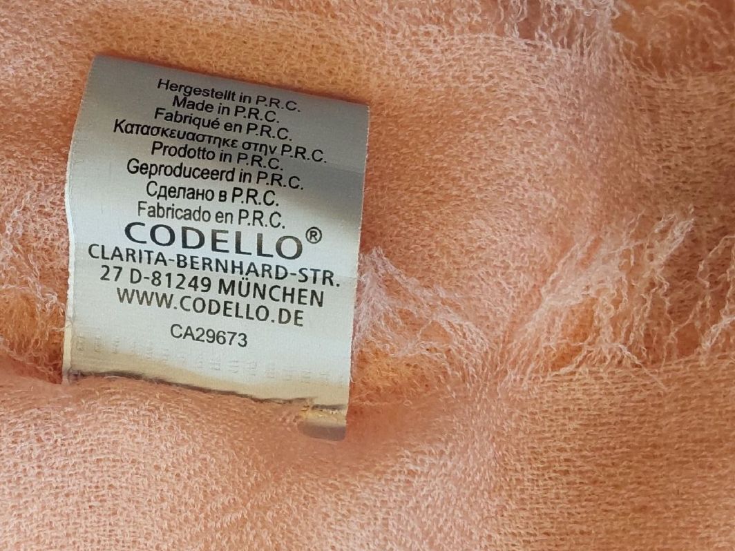 Codello Foulards, Tücher & Schals: Schal Codello Wolle lachsrosa – Neu (gemäss Beschreibung) aus Köniz von scopello12 5