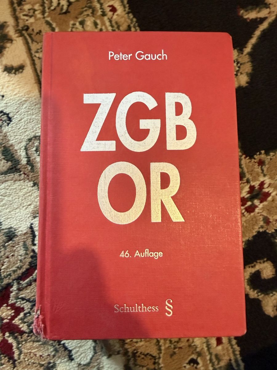 Libri: ZGB / OR – Usato da Luzern venduto da bia_v2fl