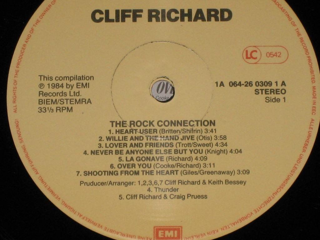Dischi in vinile: LP - CLIFF RICHARD - THE ROCK CONNECTION – Usato da Steckborn venduto da Quo7 1
