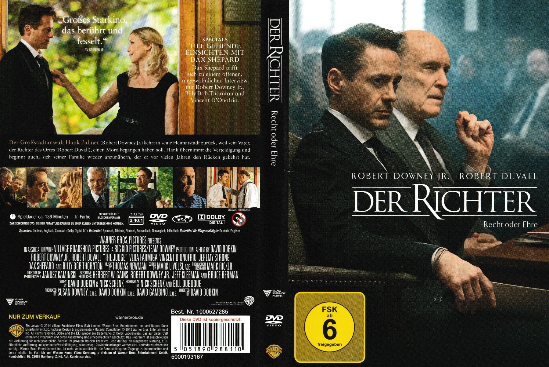 Tutti i DVDs: DVD - Der Richter – Usato da Langnau am Albis venduto da MediaRescuerKeLoX