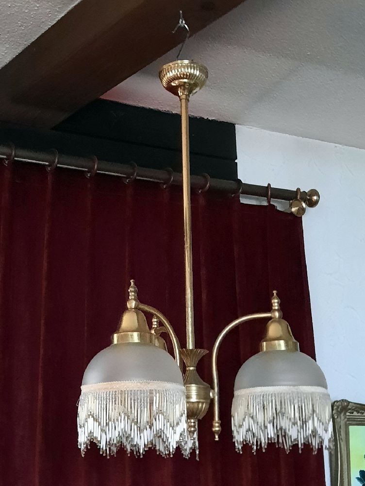 Lampadari & plafoniere: Jugendstil Kronleuchter 3 flammig – Usato da Eschenbach venduto da Alicekunst 2