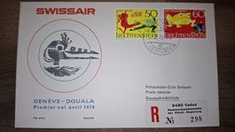 Swissair Geneve - Douala 02.04.1970