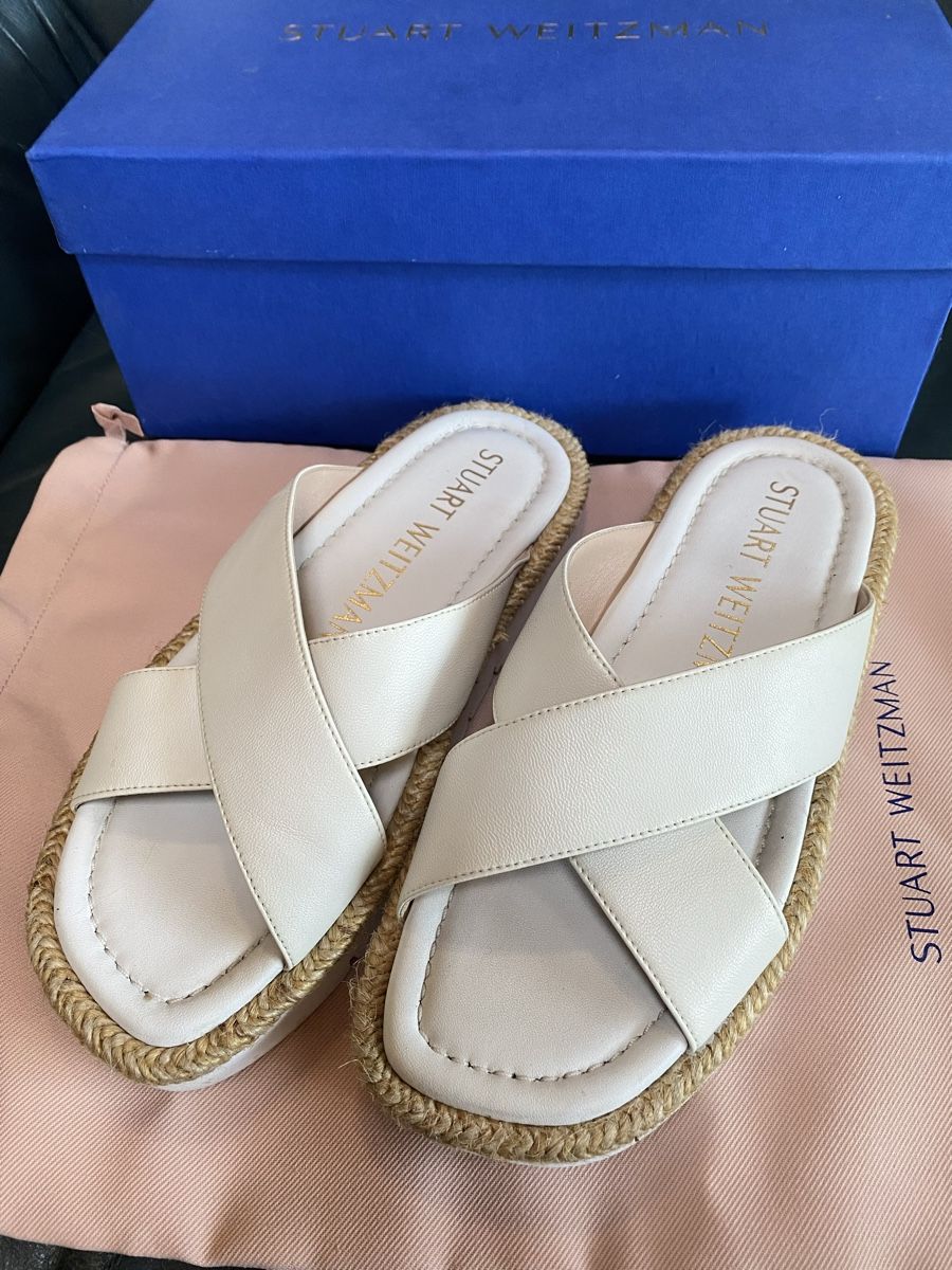 Stuart Weitzman Scarpe da donna: Stuart Weitzman Roza Lift Slide – Usato da Denges venduto da Tine88 1