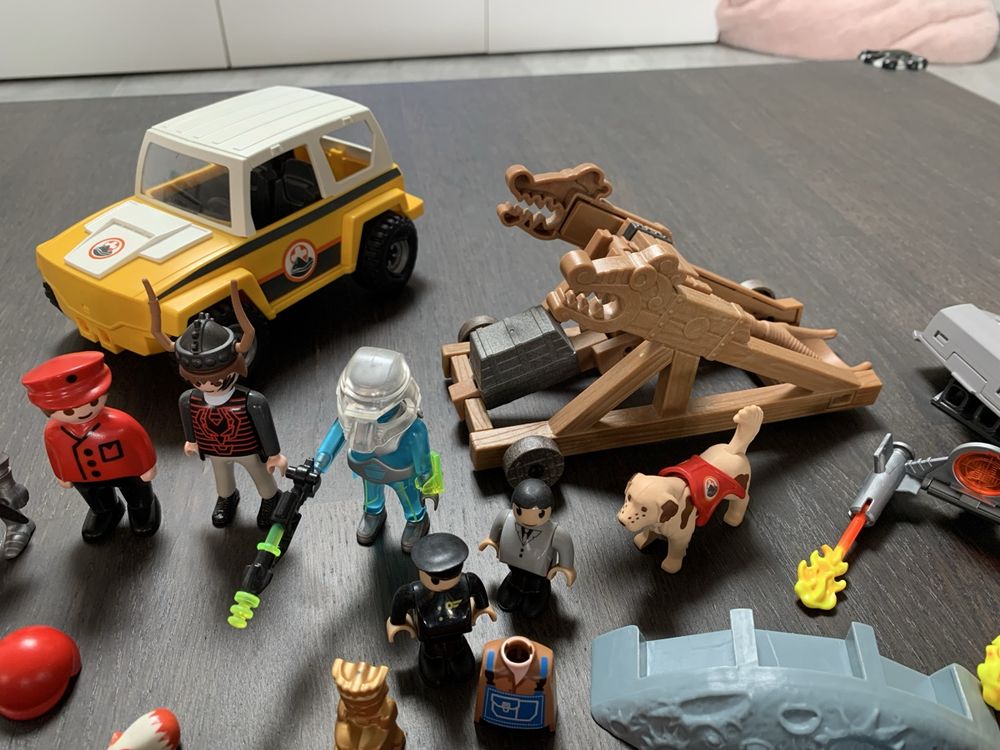 Playmobil Jouets: Playmobil Grosser Konvolut Figuren Autos Katapult Ritter Pol – D'occasion à Zunzgen par Viper79 5