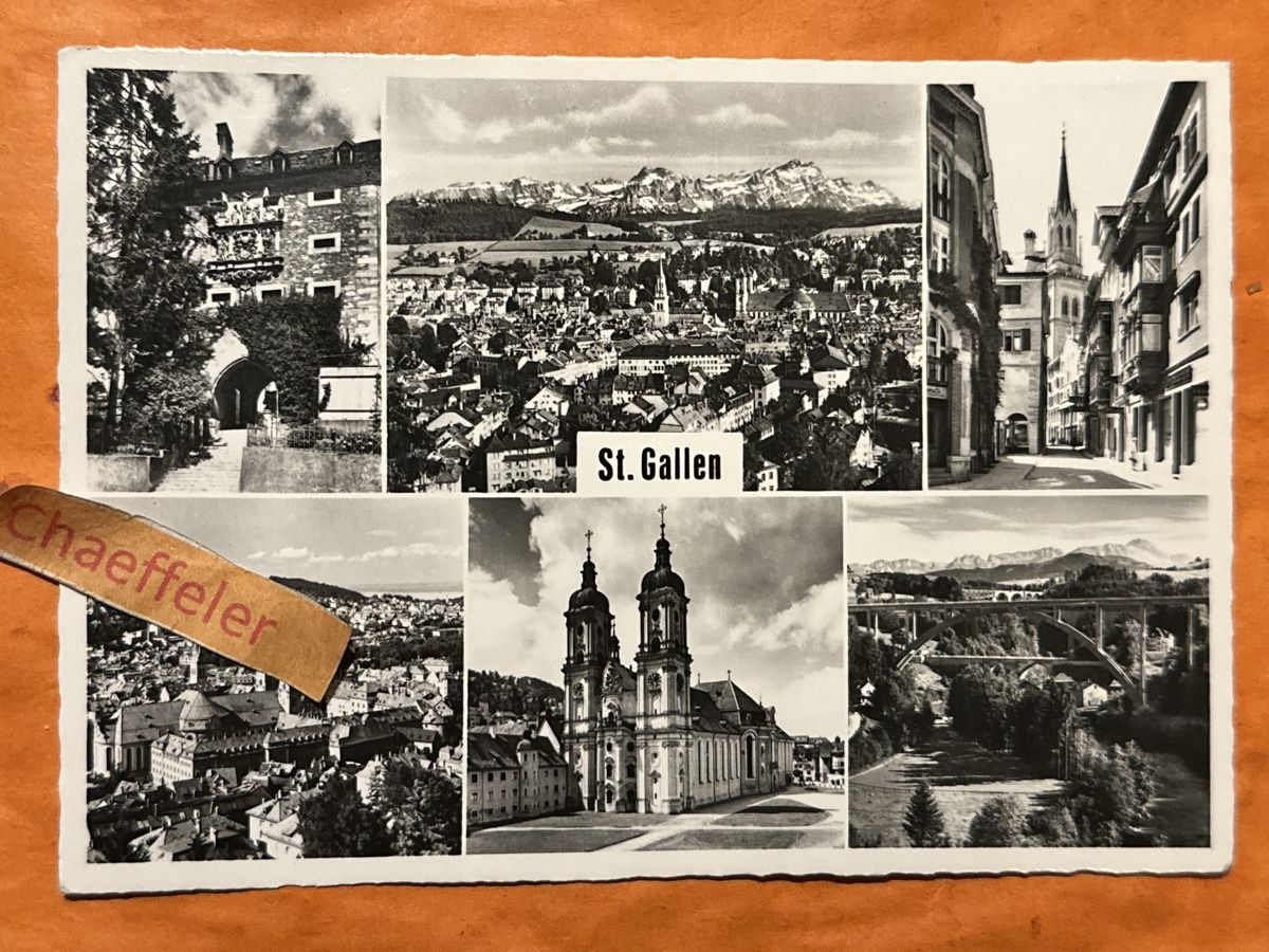 Cartoline postali: Alte Ansichtskarte St. Gallen, Schweiz, Vintage – Usato da Zürich venduto da Chaeffeler