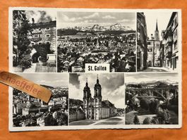 Alte Ansichtskarte St. Gallen, Schweiz, Vintage