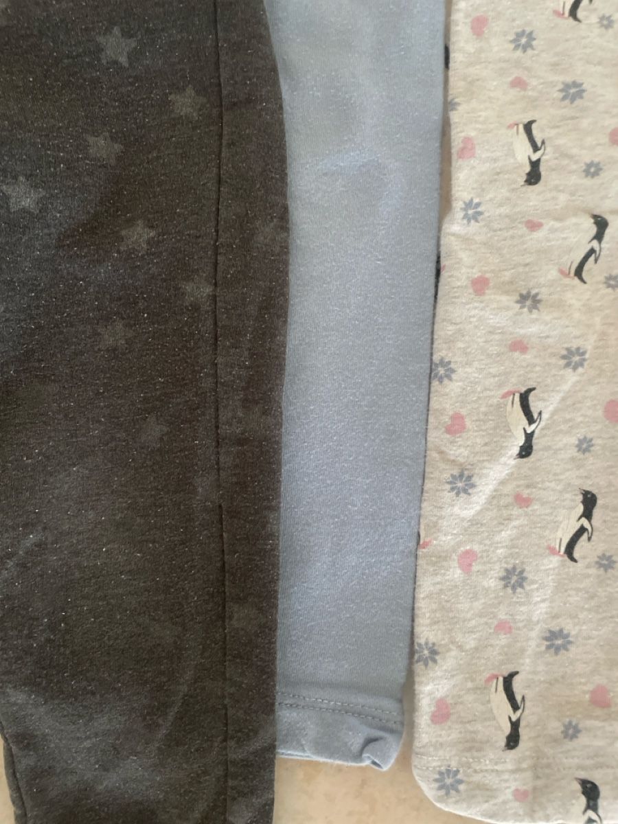 Strümpfe & Strumpfhosen: 3 wärmere Leggings Mädchen Gr.92  – Gebraucht aus Obergerlafingen von cabo4 1