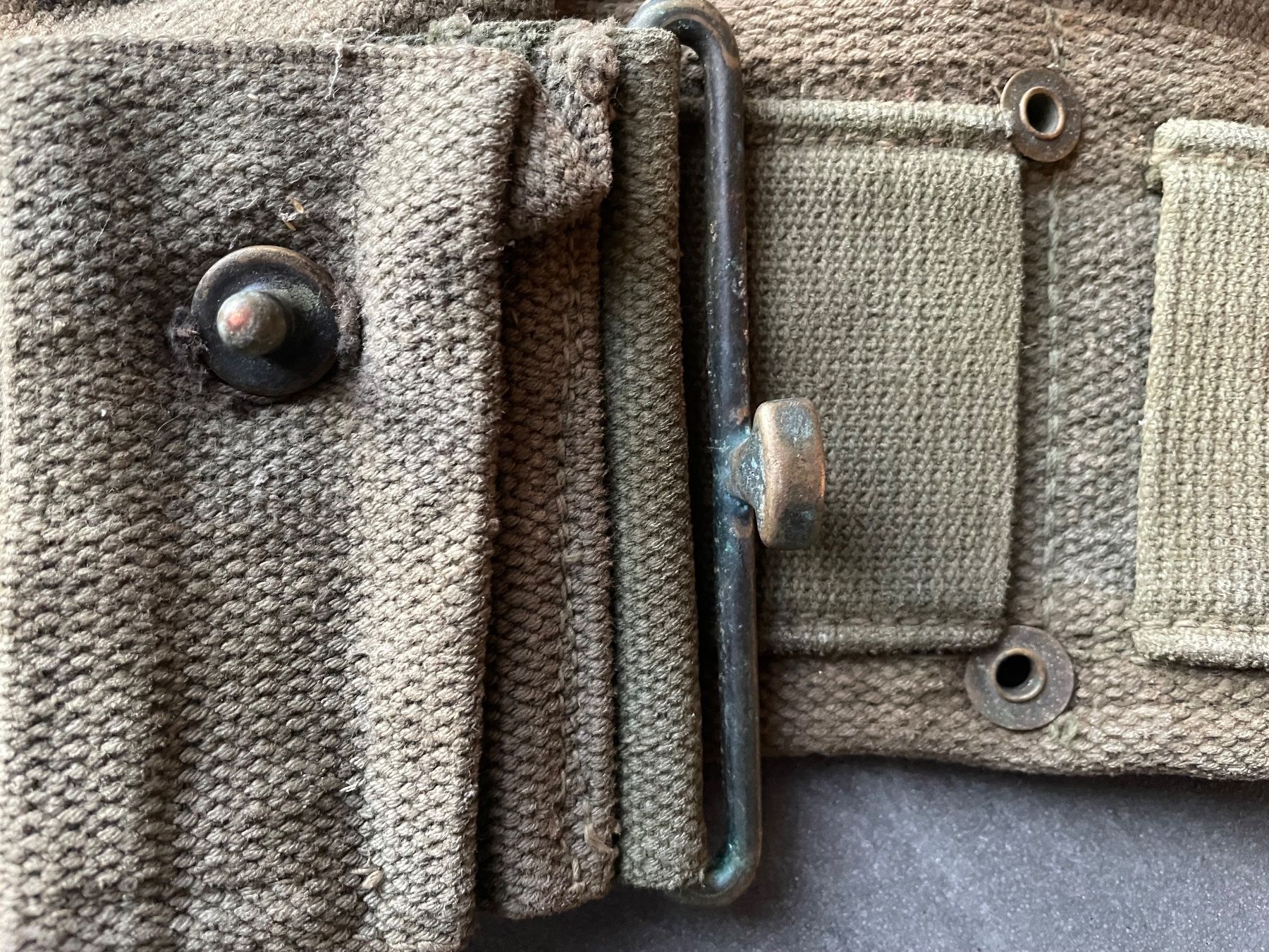 US Army Uniformi: Original us Army Springfield / Garand belt – Usato da Oberbütschel venduto da Woodie2005 6