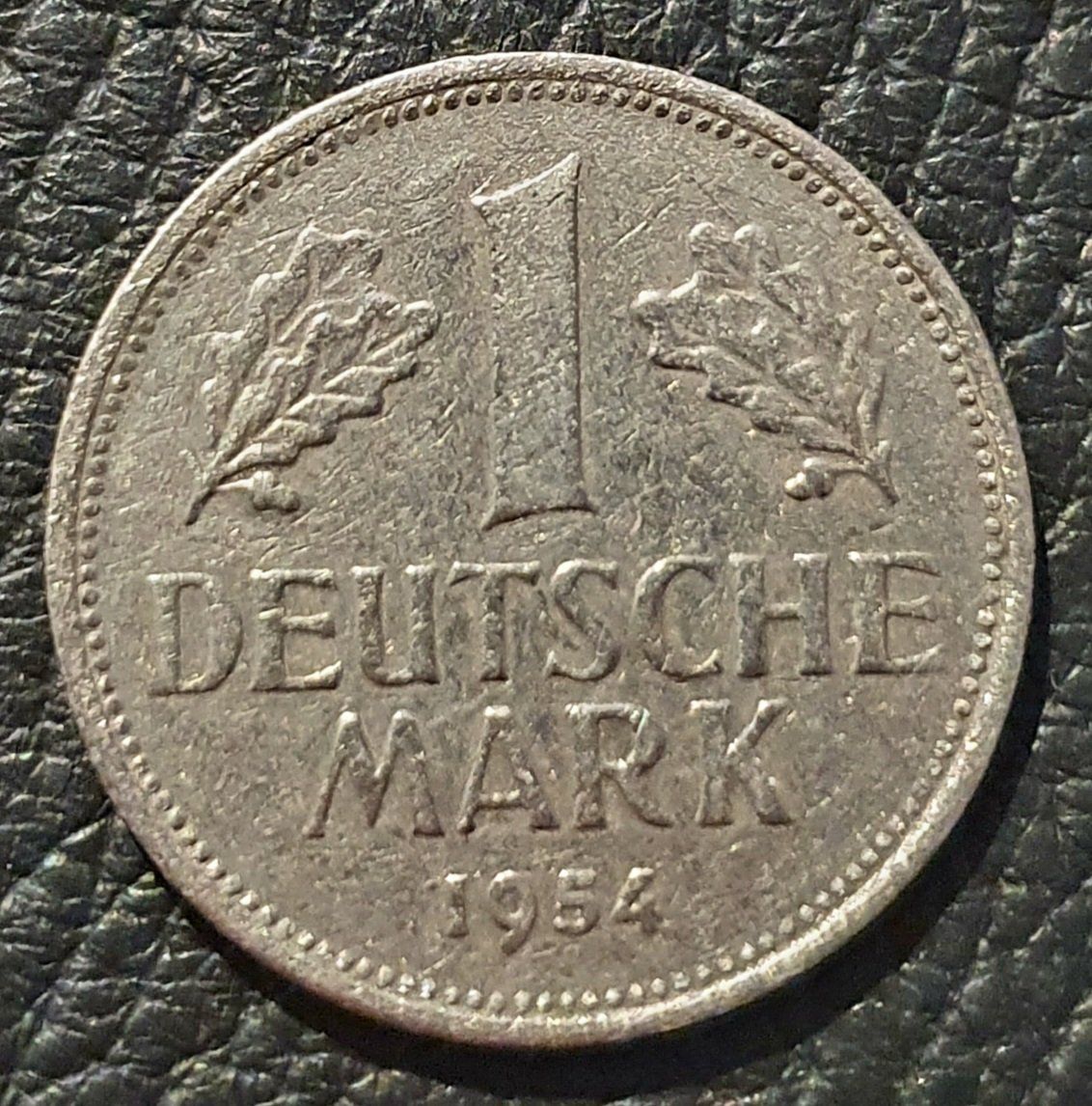 Alle Münzen: 1 Mark 1954 G – Gebraucht aus Egerkingen von Acc1 1