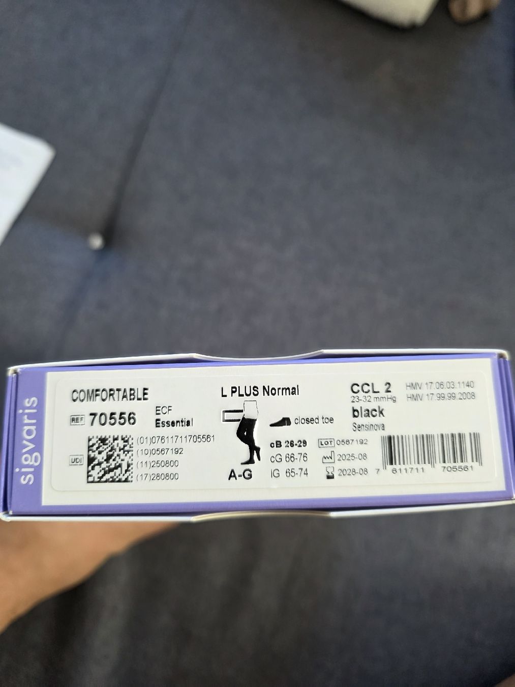 Socken: Sigvaris Kompressionsstrümpfe comfort – Neu und originalverpackt aus Zweisimmen von jun_9mrz 3