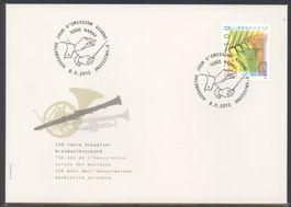2012, FDC, 150 Jahre Blasmusikverband (Nr. 1420)