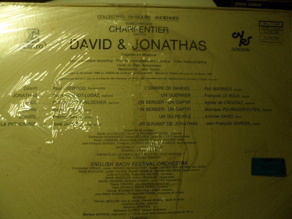 Schallplatten: David & Jonathan,  Michel Corboz, – Neu und originalverpackt aus Langnau i. E. von gf2_29jt 3