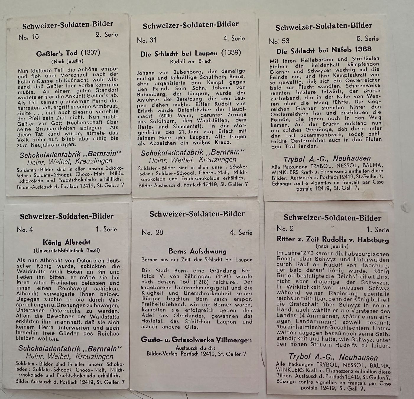 Carte collezionabili: Schweizer Soldaten Bilder – Usato da Duebendorf venduto da 69R81y 1