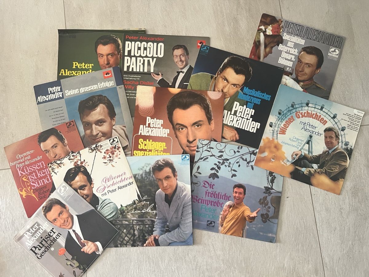 Dischi in vinile: Peter Alexander Schallplatten Sammlung - 12 Stück – Usato da Bolligen venduto da Solina12
