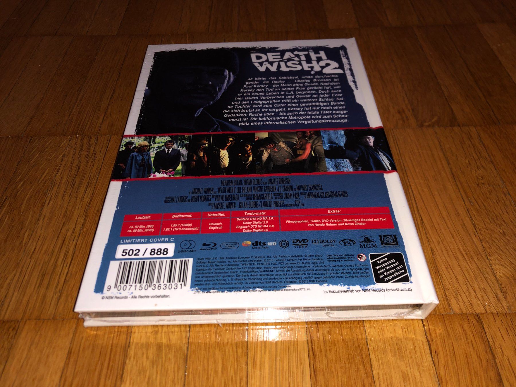 Tutti i DVDs: Death Wish 2 - MEDIABOOK - C - UNCUT – Nuovo e nell'imballaggio originale da Basel venduto da havsok 1