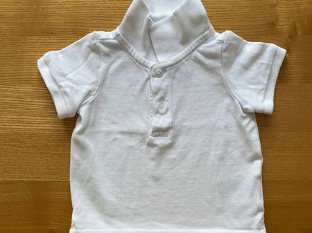Baby Polo Gr 62 weiß H&M
