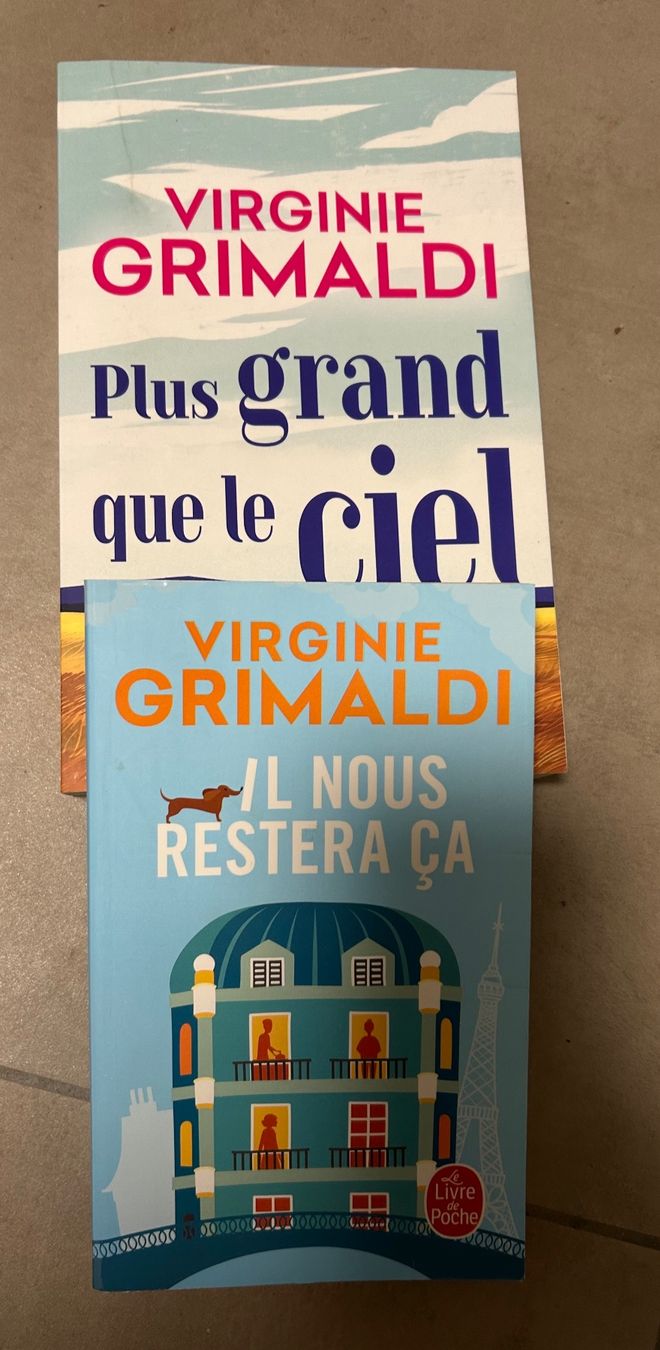 Libri: 2 livres de Virginie Grimaldi – Usato da Bourguillon venduto da val_dkq2