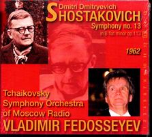 Dmitri Shostakokovich SYMPHONY 13 Vladimir Fedosseyev CD neu
