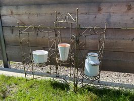Metall Pflanzenständer Shabby Chic