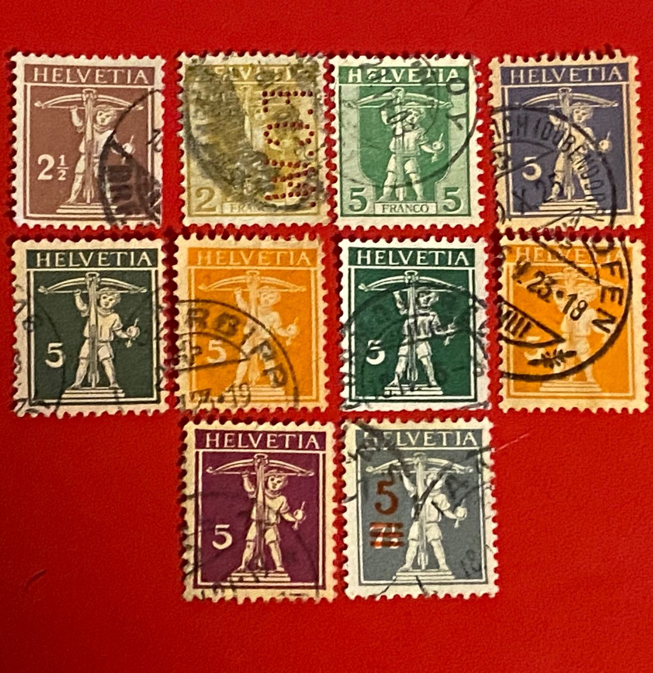 Tous les timbres: Timbres - Suisse – D'occasion à Petit-Lancy par Solcarm