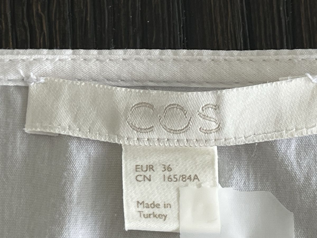 Cos Camicette: COS Damenbluse Weiss Gr 36 – Nuovo (secondo la descrizione) da Illnau venduto da flamingo007 4