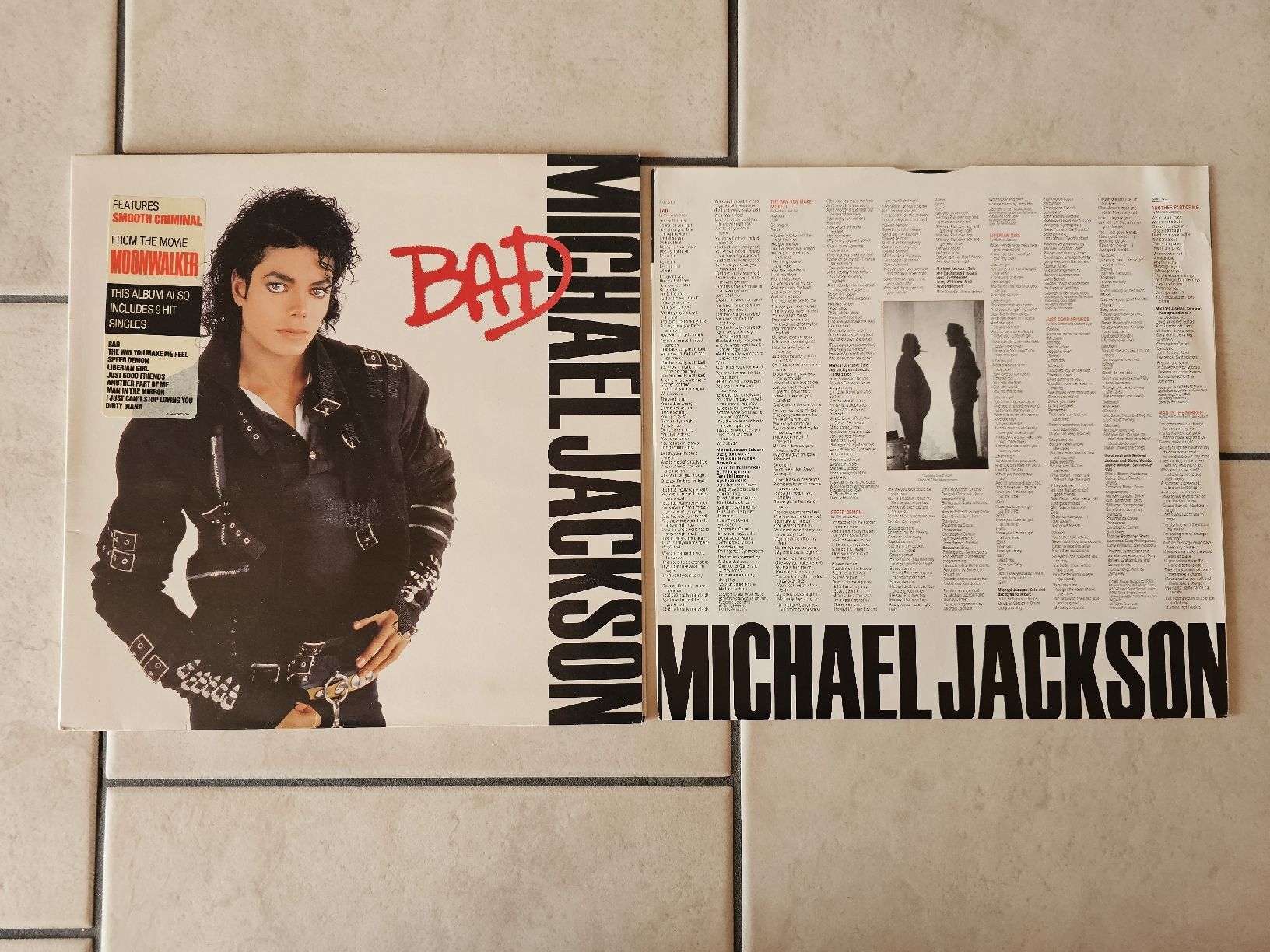 Schallplatten: Michael Jackson  -  Bad  /  1987 Schallplatte – Gebraucht aus Schneisingen von backstore24 2
