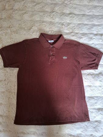 Polo Lacoste Vintage Devanlay Bordeaux – Taille 4 (M)