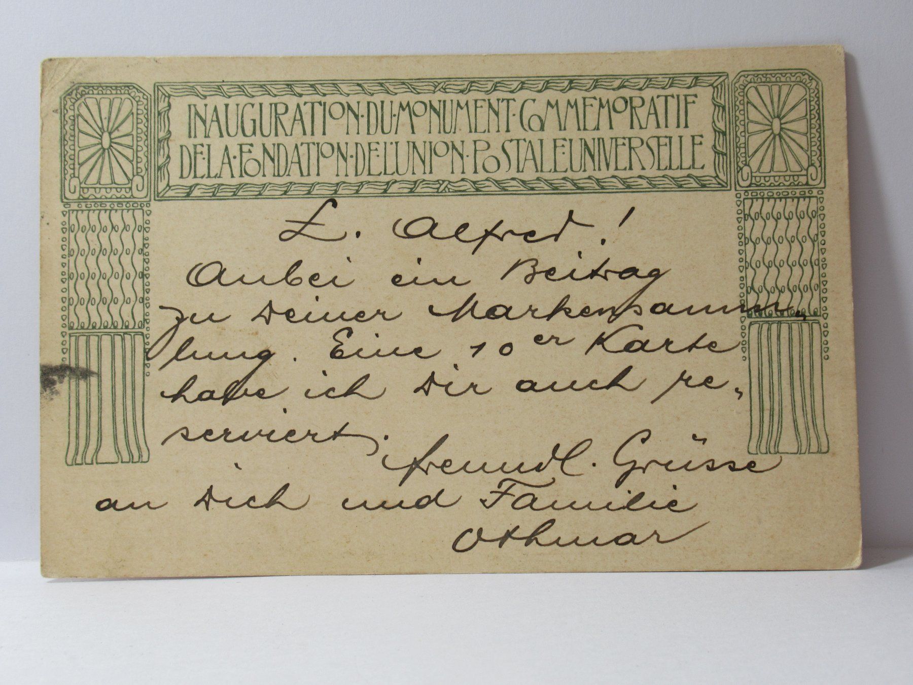 Cartoline postali: Postkarte , Stempel Basel 1902 – Usato da Grenchen venduto da Bluemchen1900 1