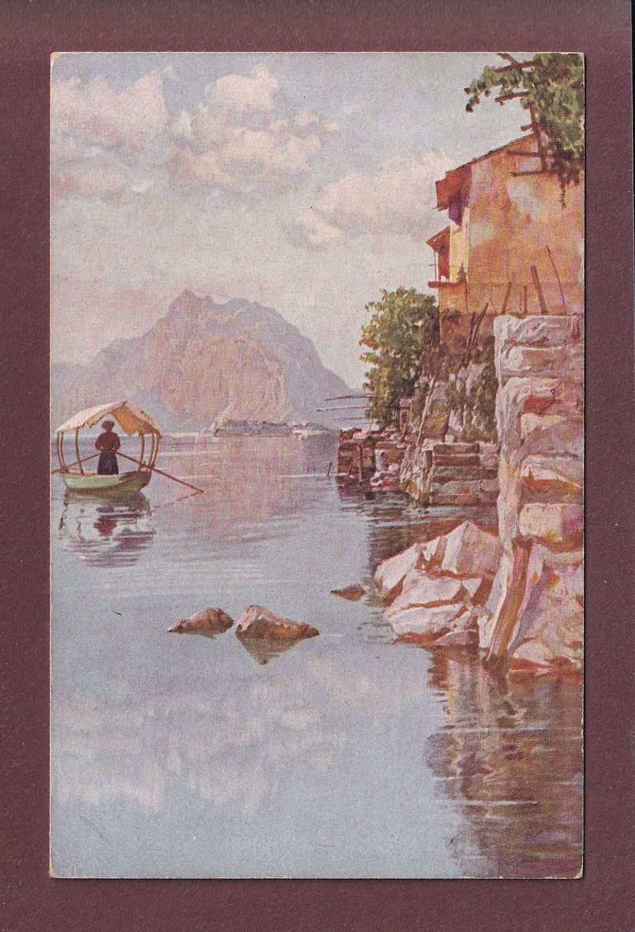 Cartoline postali: GANDRIA e SAN SALVATORE – Usato da Pully venduto da nicecards