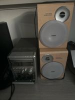 Philips Lautsprecher Stereoanlage mit Holzoptik