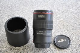 Canon EF 100mm f/2.8 Macro IS L  USM - Top Zustand!