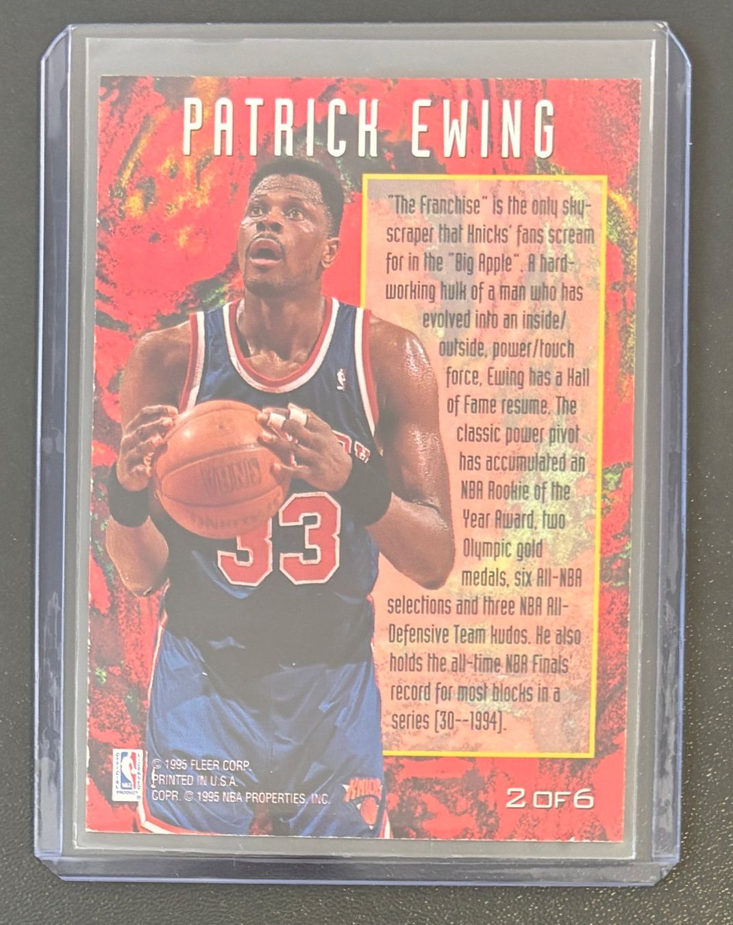 Cartoline: NBA Patrick Ewing 1994-95 Fleer Superstar Insert Card Knicks – Nuovo (secondo la descrizione) da Muri b. Bern venduto da winningloser 1