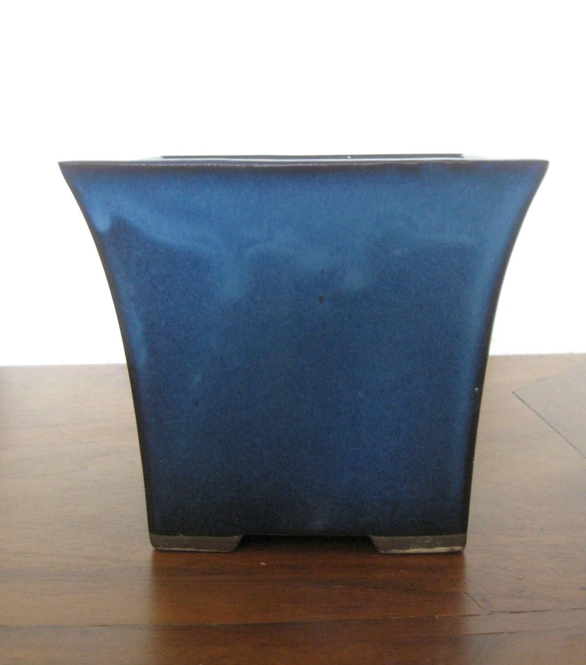 Blumentöpfe: Bonsaischale Topf, eckig,  12 x 12 cm – Gebraucht aus Kriens von Kraeutergarten
