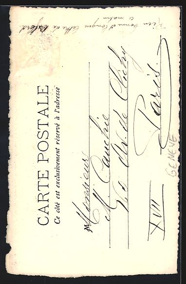 Cartes postales: AK Genève, Le Théâtre – D'occasion à Berlin par bartko-reher 1