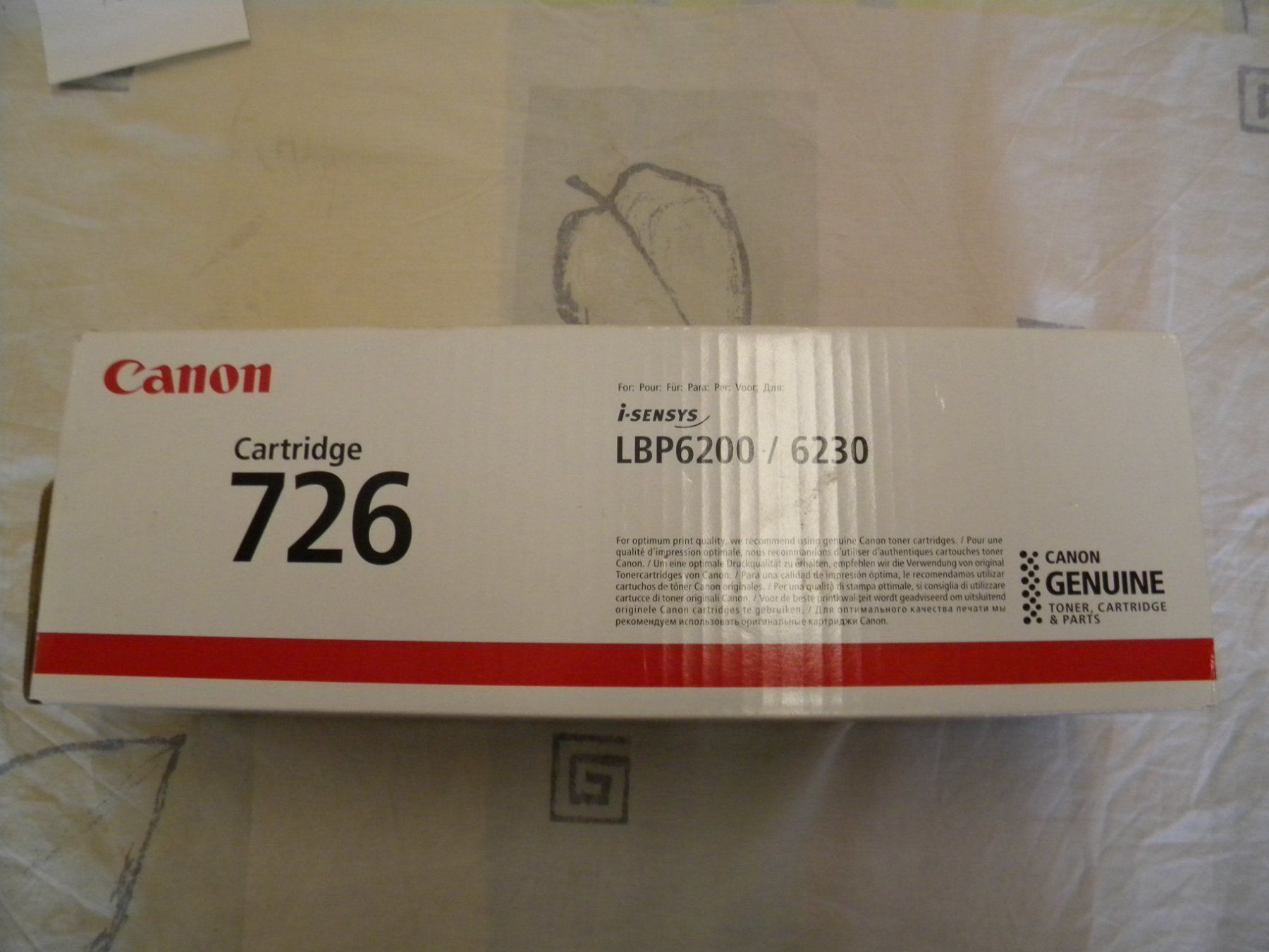 Canon Cartucce per stampanti & toner: 726 Canon – Nuovo (secondo la descrizione) da Bühler venduto da Wini100