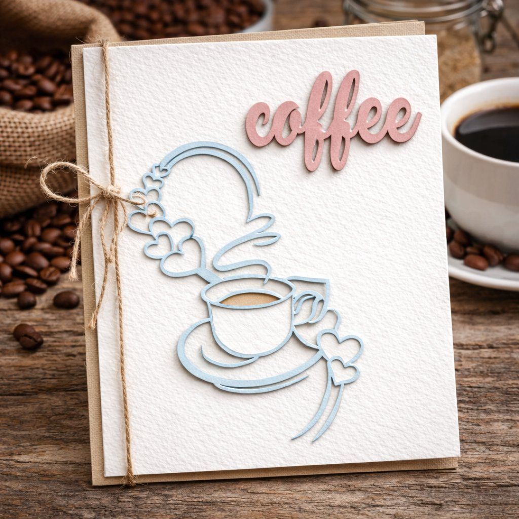 Sciablone: Neues Stanzschablonenset Coffee / Kaffee – Nuovo e nell'imballaggio originale da Effretikon venduto da wenuss