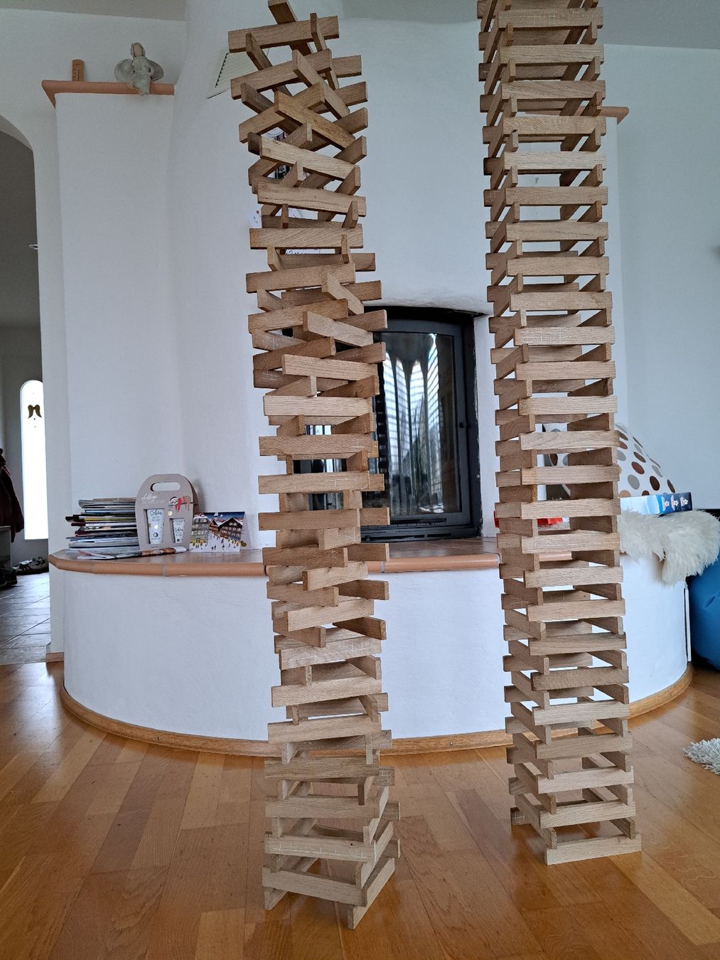 Spiele: Holzbausteine Wackelturm Jenga aus Eiche – Gebraucht aus Uznach von gartenri 3
