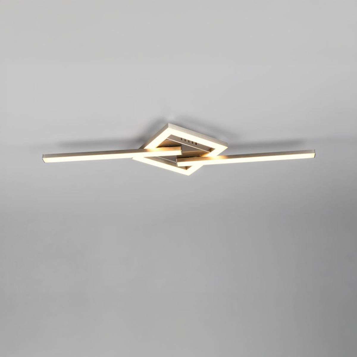 Kronleuchter & Deckenlampen: LED Deckenleuchte, Nickel, 55 cm x 16 cm – Neu (gemäss Beschreibung) aus Kreuzlingen von Smart-Light 2