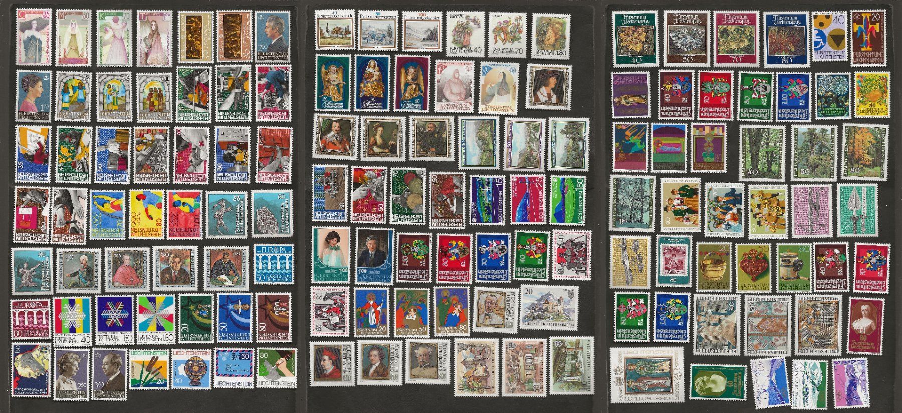 Tous les timbres: 135 Marken Liechtenstein postfrisch – D'occasion à Au ZH par xelagreb01