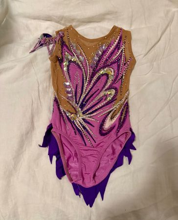 Rhytmische Gymnastics Leotard Wettkampfkleid 116