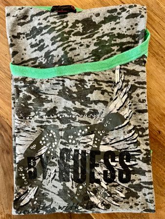 Guess G by Guess Damen Shirt L Camouflage Strass