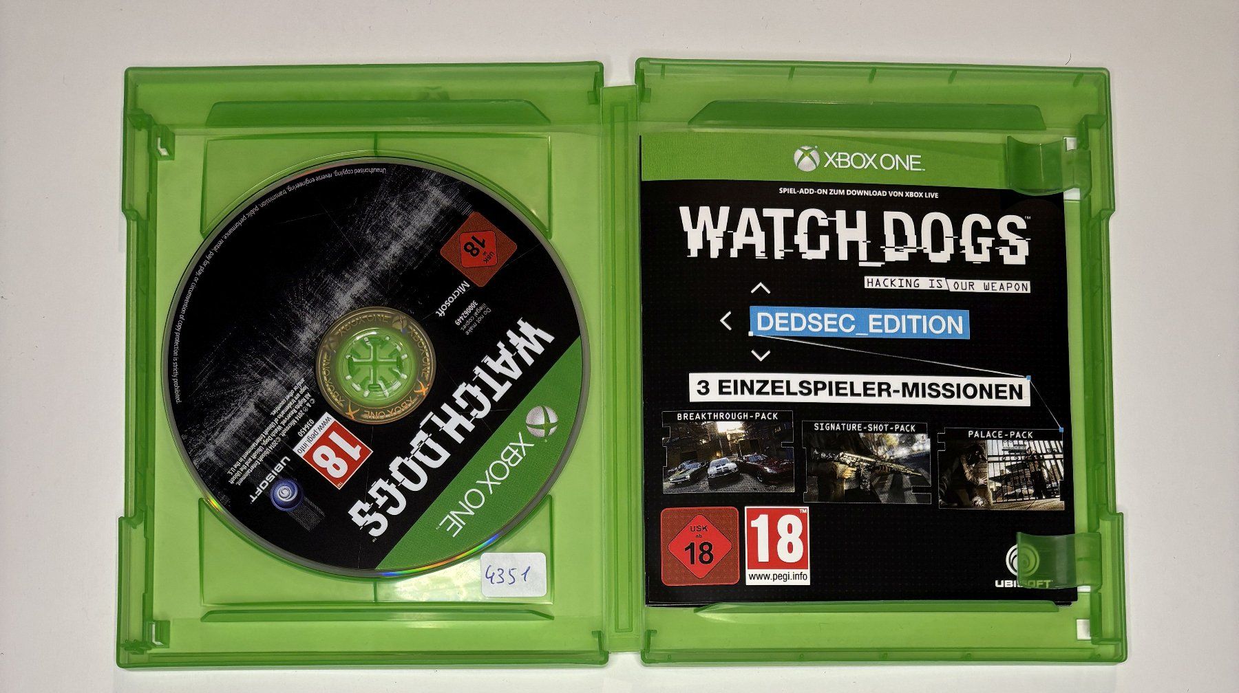 Giochi: XBOX One - Watch Dogs – Usato da Allschwil venduto da Bullach 1