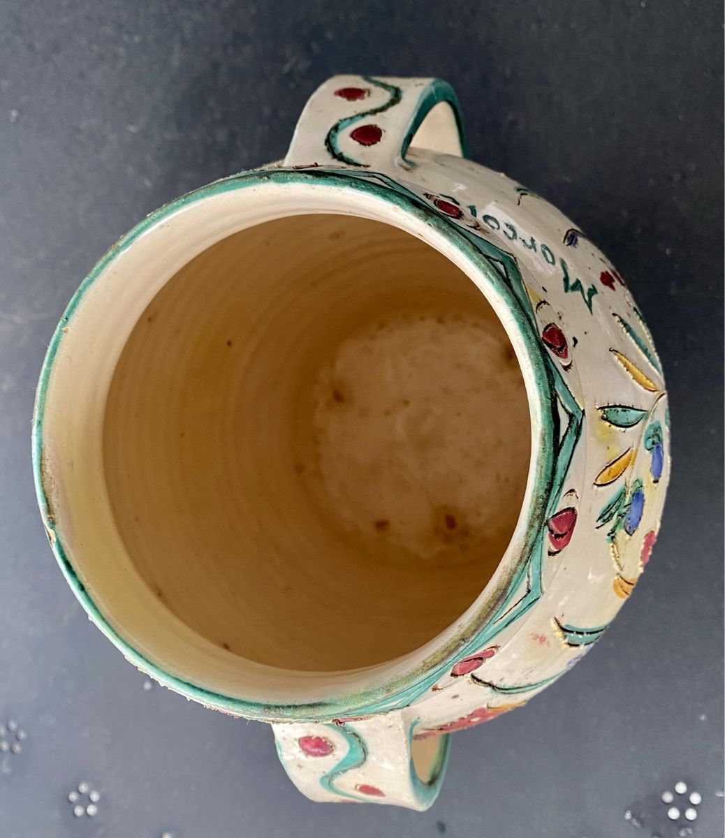 Vasi & Recipienti: Grösse handgemalte Vase. – Usato da Zürich venduto da Manubene 6