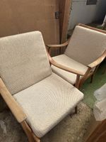 60er Jahre Teak-Salontisch&Sessel