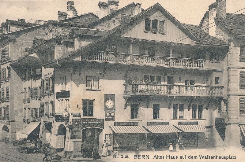 Cartoline postali: Bern Waisenhausplatz + c1910 – Usato da Emmenbrücke venduto da teestube