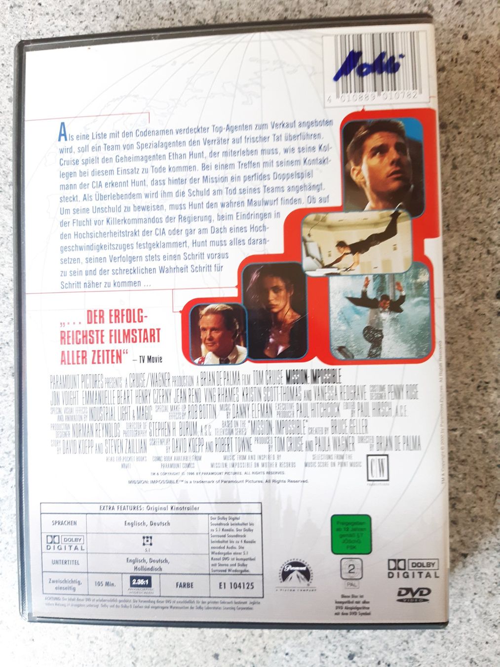 Tutti i DVDs: Mission Impossible – Usato da Domat-Ems venduto da nugipuff 1