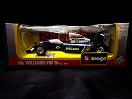 Williams FW16 D. Hill 1994 1/24 Bburago Diecast
